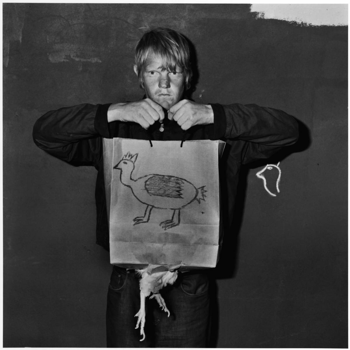 Broken Bag, 2003, b/w print, 45 x 45 cm.