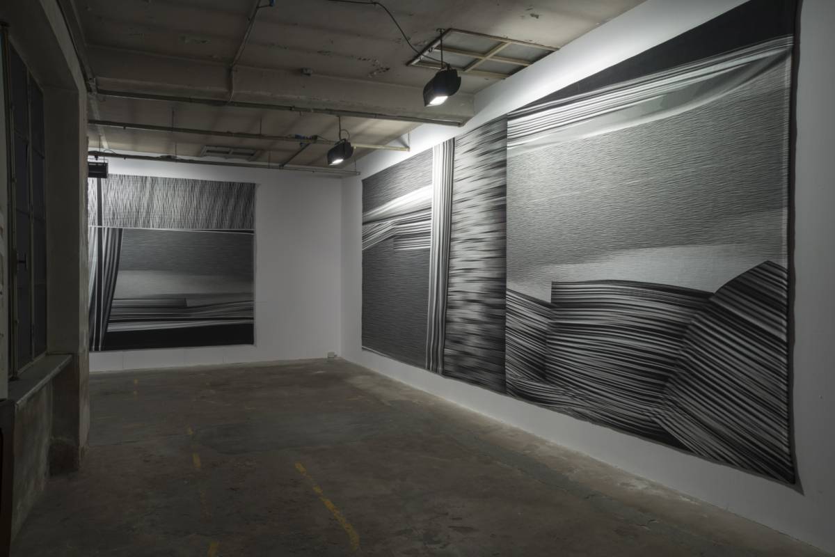 Tapestries, 2015, installation view