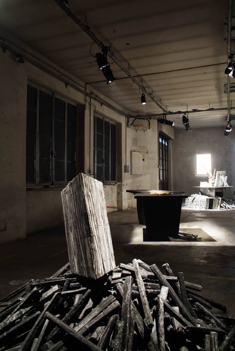 Fresh Wood, 2007, vista dell'installazione